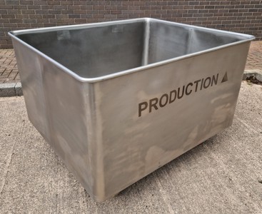 1300 Litre Stainless Steel Tote Bin