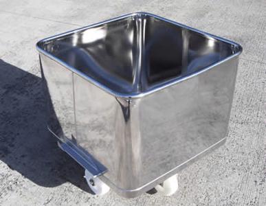 200 Litre Stainless Steel Tote Bin